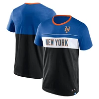 T-shirt noir Fanatics pour hommes des Mets de New York revendiquent la victoire