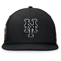 Men's Fanatics Black New York Mets Walk-Off Bullpen Snapback Hat