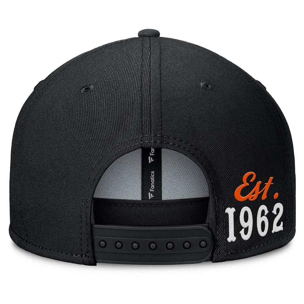 Men's Fanatics Black New York Mets Walk-Off Bullpen Snapback Hat