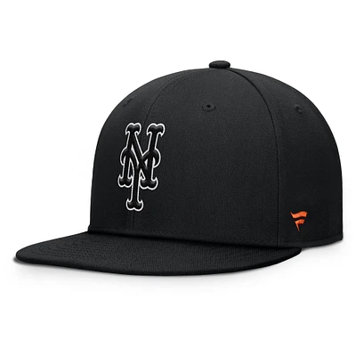 Men's Fanatics Black New York Mets Walk-Off Bullpen Snapback Hat