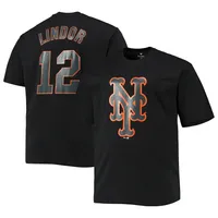 Francisco Lindor New York Mets Fanatics Branded Women's Plus Size Name &  Number V-Neck T