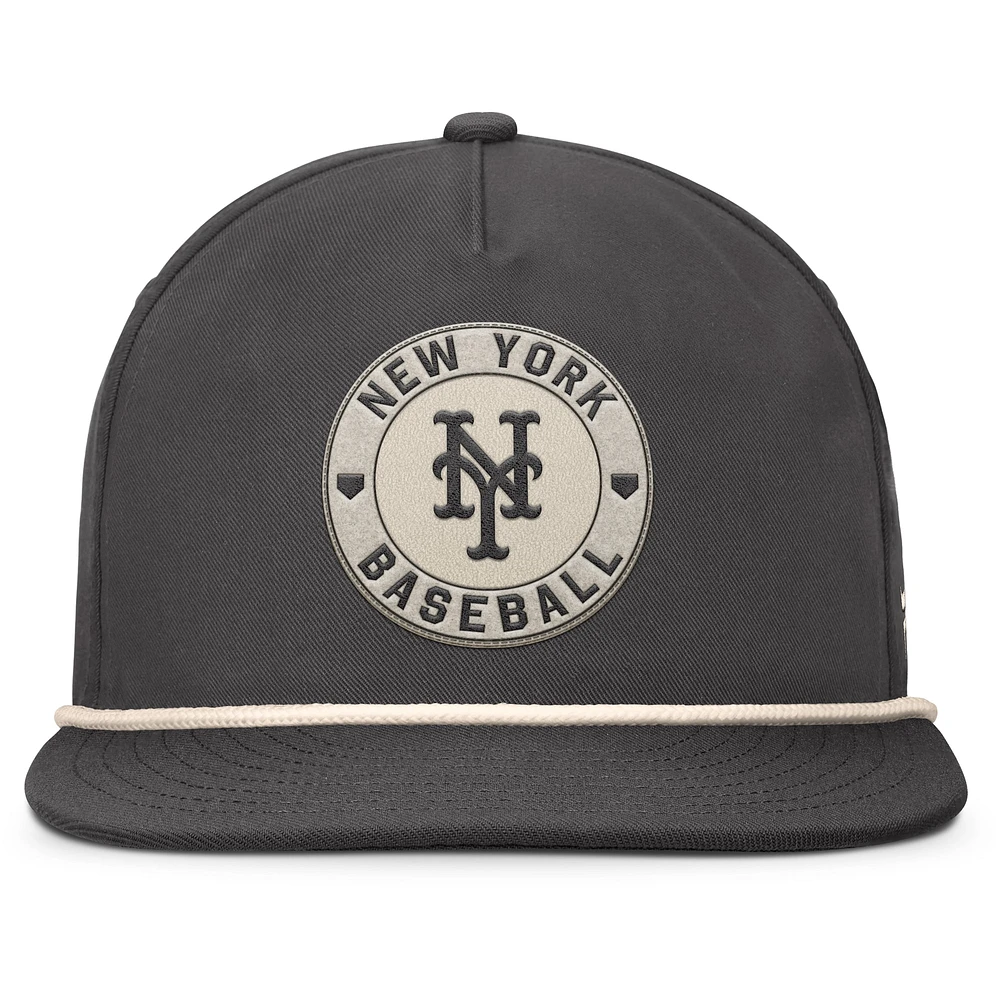 Men's Fanatics Charcoal New York Mets Closer Adjustable Hat