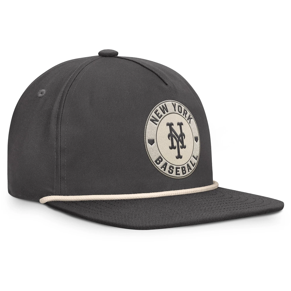 Men's Fanatics Charcoal New York Mets Closer Adjustable Hat