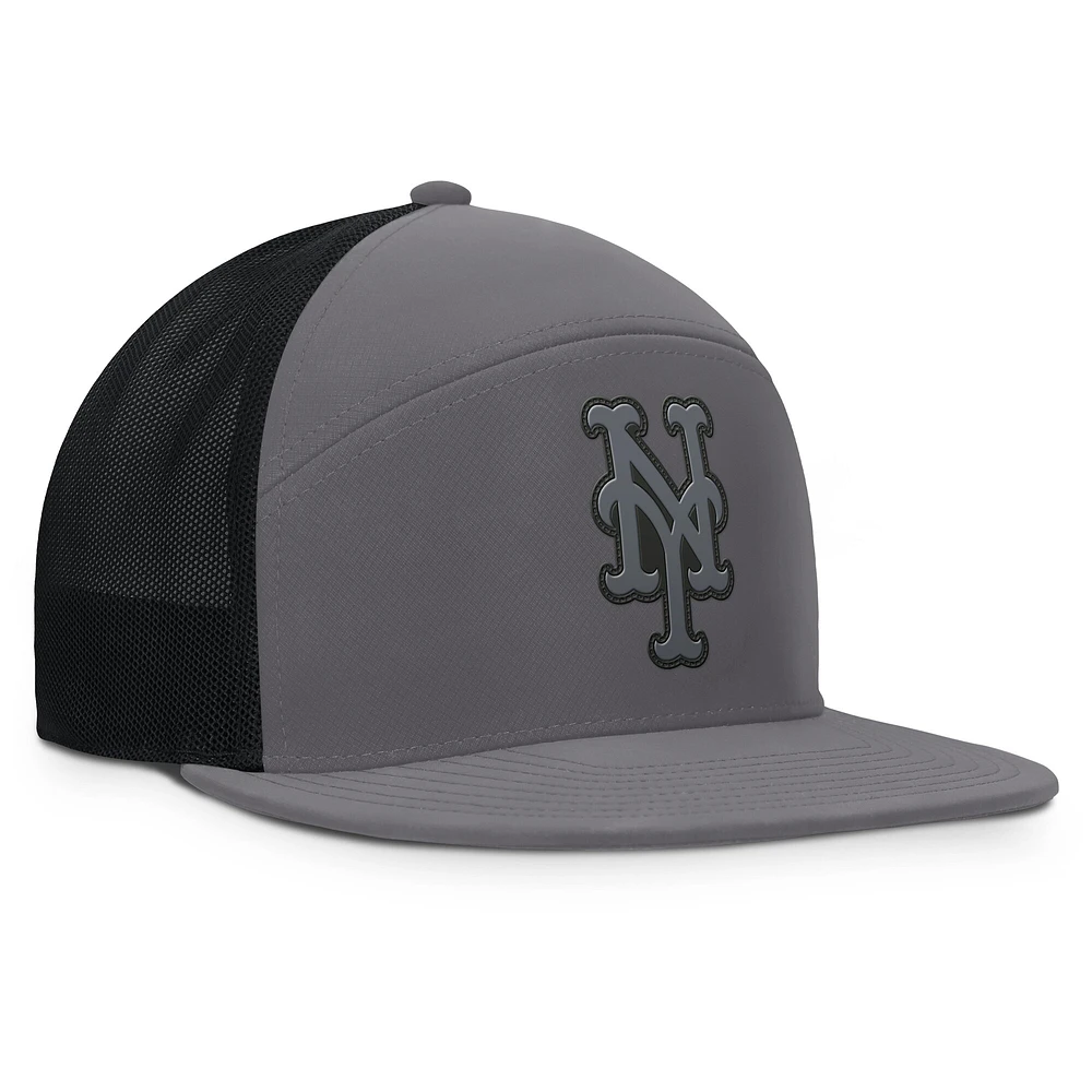 Casquette ajustable Fairweather pour hommes de la marque Fanatics, gris, des New York Mets