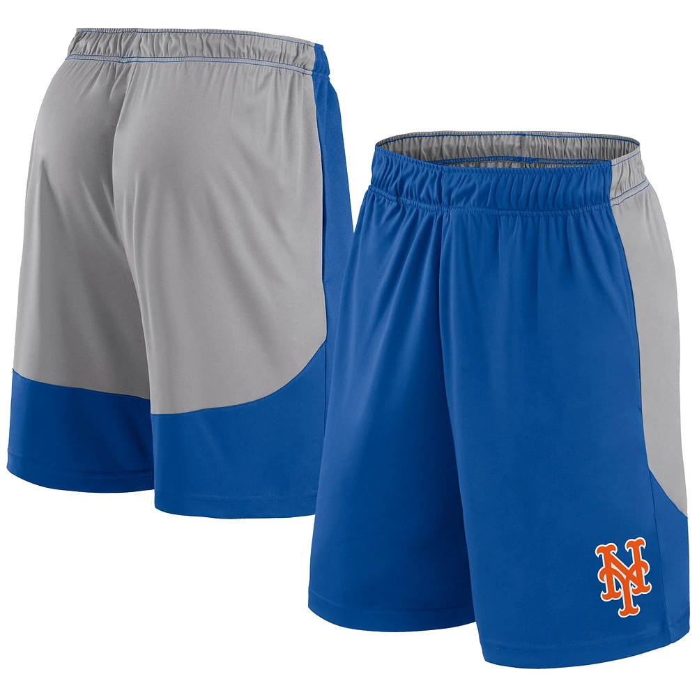 Men's Fanatics Royal/Gray New York Mets Go Hard Shorts