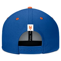 Casquette Snapback Fanatics Royal/Orange New York Mets Fundamental Bold pour hommes