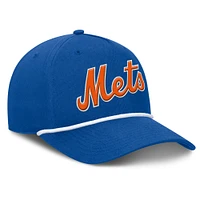 Casquette ajustable en forme de A pour hommes Fanatics Royal New York Mets Clubhouse Foul Ball