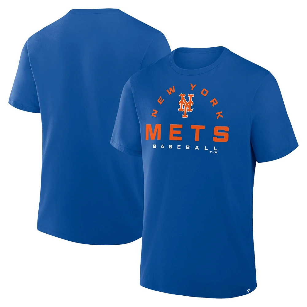 Men's Fanatics Royal New York Mets Clubhouse Legacy Primary Play T-Shirt