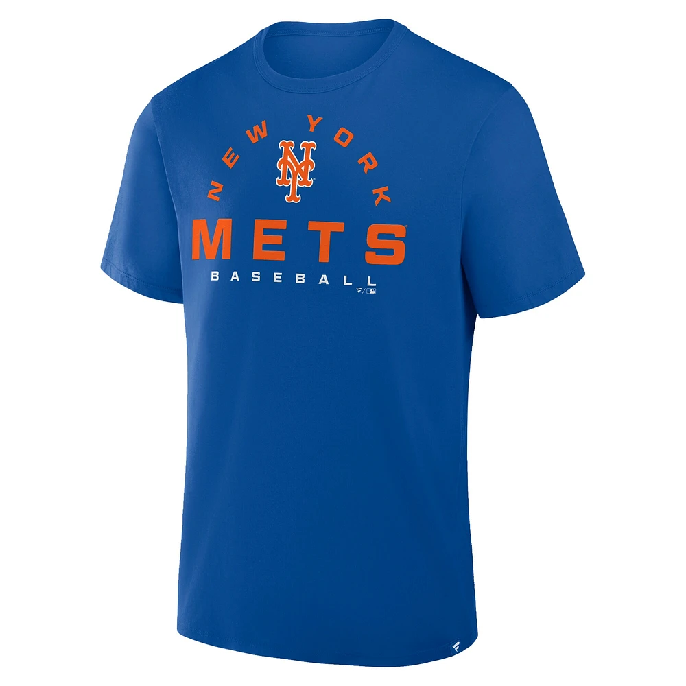 Men's Fanatics Royal New York Mets Clubhouse Legacy Primary Play T-Shirt