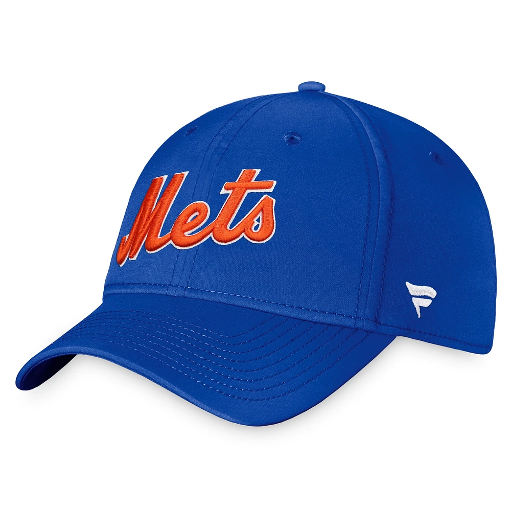 Casquette Fanatics Royal New York Mets Cooperstown Core Flex pour hommes