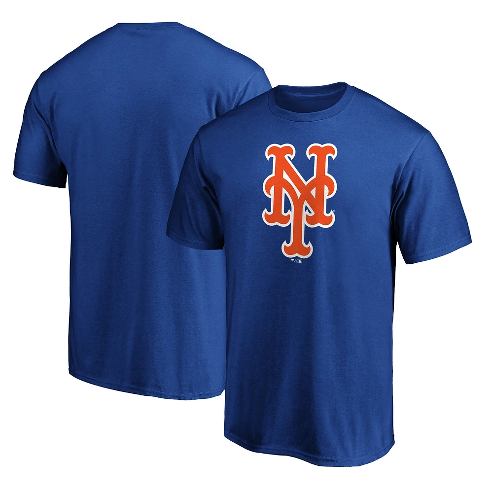 T-shirt avec logo officiel Fanatics Royal New York Mets pour hommes