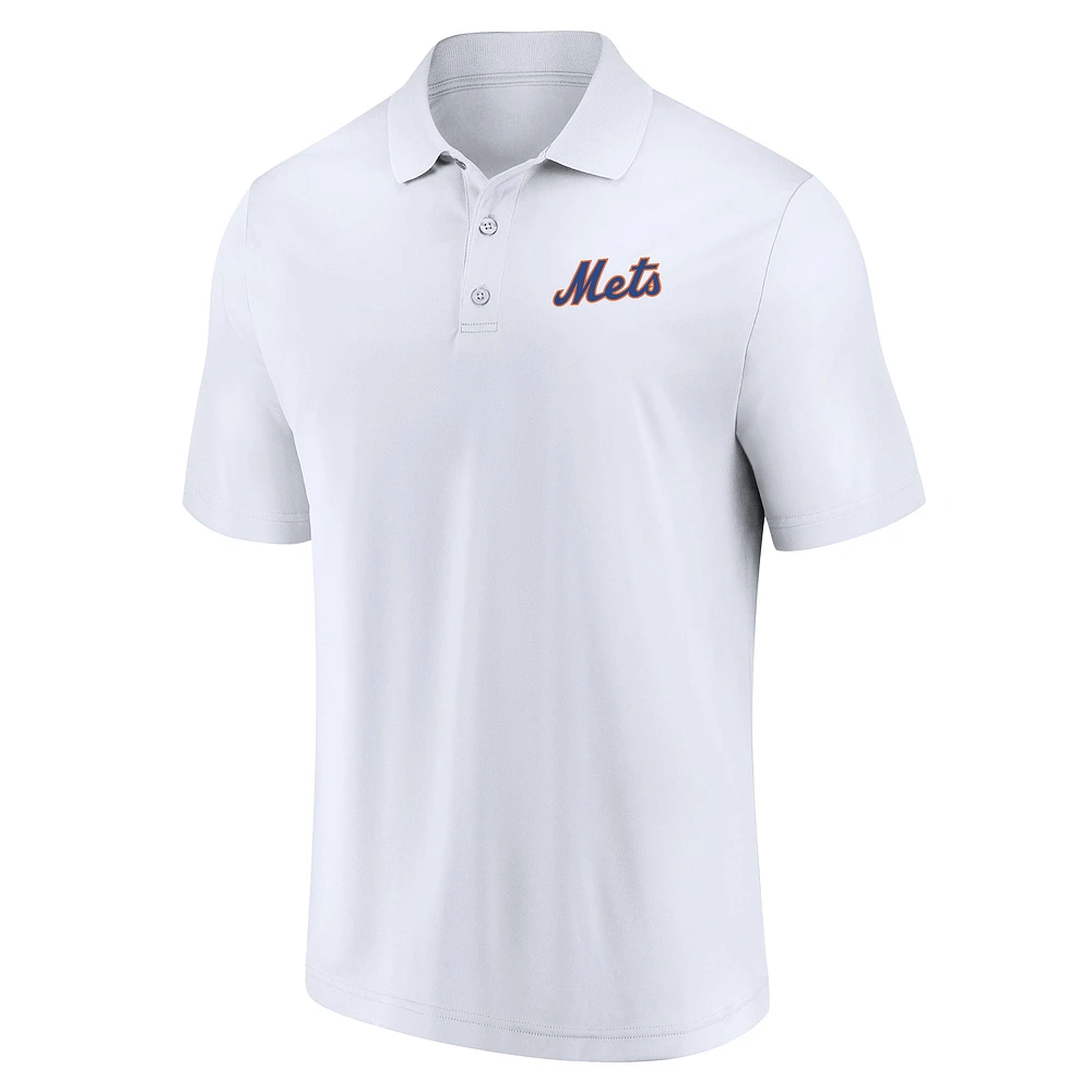 Men's Fanatics White New York Mets Component Polo