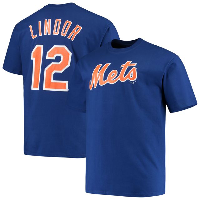 Men's Francisco Lindor Royal New York Mets Big & Tall Replica