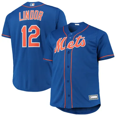 Men's Francisco Lindor White/Camo New York Mets Big & Tall