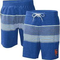 Men's G-III Sports by Carl Banks  Royal New York Mets Coastline Volley Swim Shorts