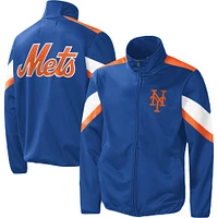 Veste à glissière pleine longueur G-III Sports by Carl Banks Royal New York Mets pour homme
