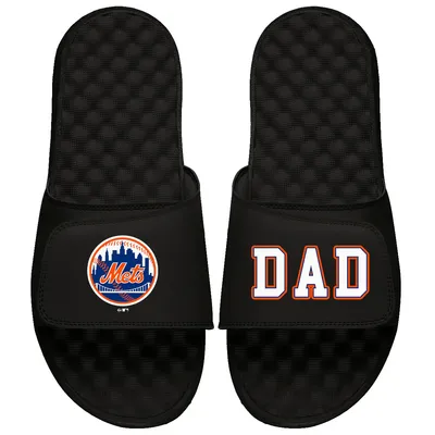 New York Mets ISlide Dad Slide Sandals - Black