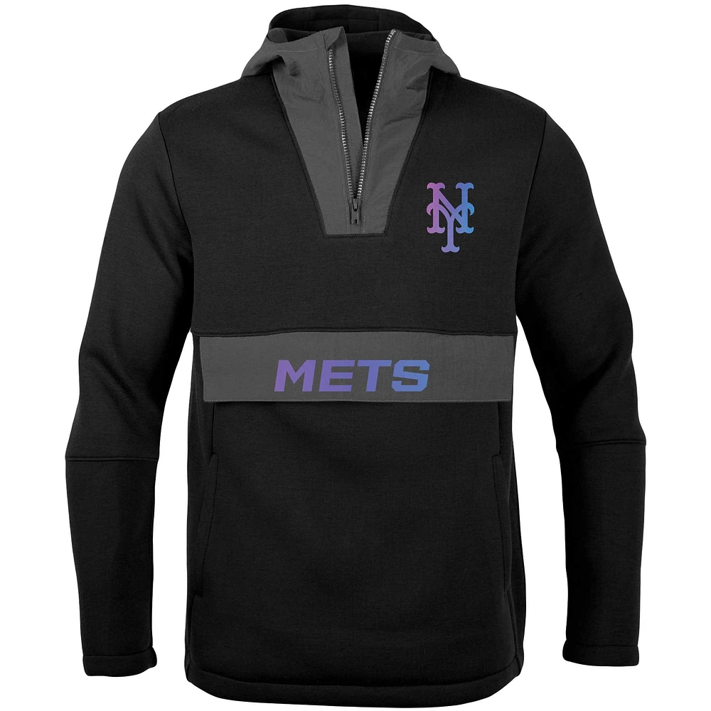 Sweat à capuche noir Levelwear New York Mets Ruckus pour homme