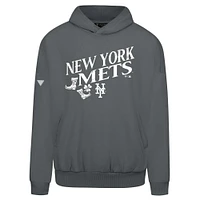 Sweat à capuche gris pour homme Levelwear New York Mets St. Patrick's Day