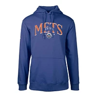 Men's Levelwear Royal New York Mets Cooperstown Collection Podium Retro Pullover Hoodie