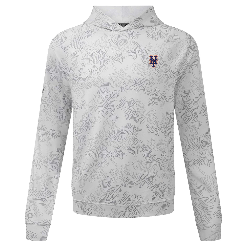 Sweat à capuche Blender Insignia 2.0 blanc pour homme de Levelwear New York Mets