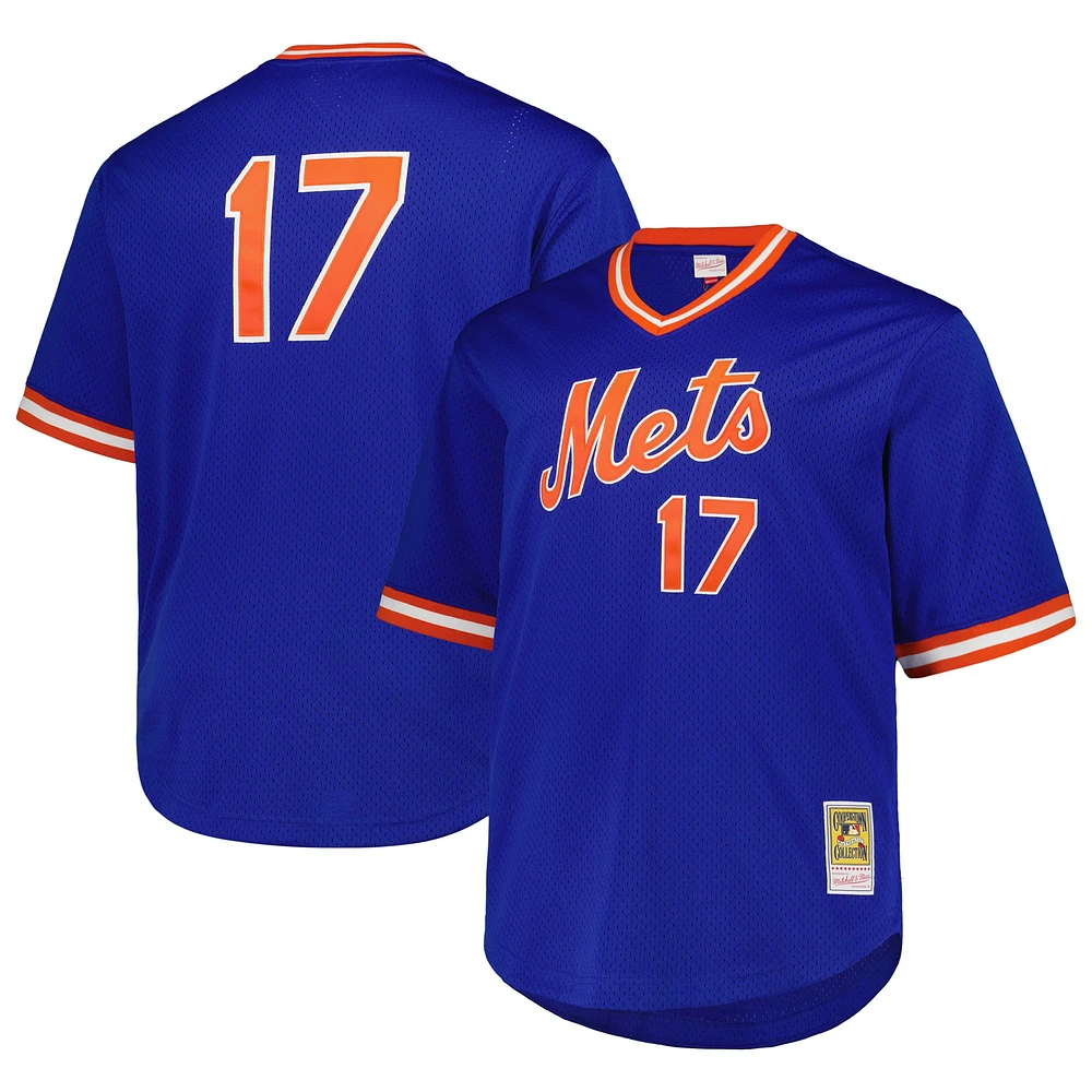 Mitchell & Ness Keith Hernandez Royal New York Mets 1986 Cooperstown Collection Maillot en maille pour homme