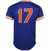 Maillot d'entraînement au bâton en maille Mitchell & Ness Keith Hernandez Royal New York Mets Cooperstown pour hommes