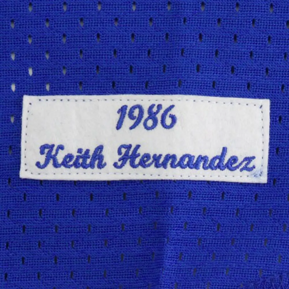 Keith Hernandez New York Mets Mitchell & Ness Cooperstown Mesh Batting  Practice Jersey Royal