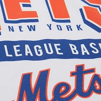 Men's Mitchell & Ness White New York Mets Cooperstown Collection Team Origins Premium T-Shirt