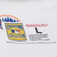 Men's Mitchell & Ness White New York Mets Cooperstown Collection Team Origins Premium T-Shirt