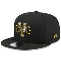 Men's New Era  Black New York Mets 2024 Armed Forces Day 9FIFTY Snapback Hat