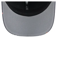 Casquette extensible à bouton-pression New Era noire New York Mets Adventure Drinks Pattern 9SEVENTY pour homme