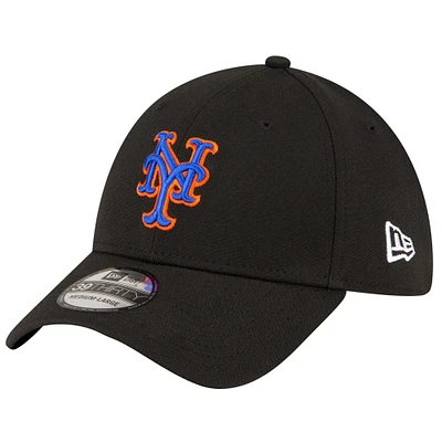 Casquette flexible 39THIRTY classique de l'équipe alternative des New York Mets Era pour hommes, noire