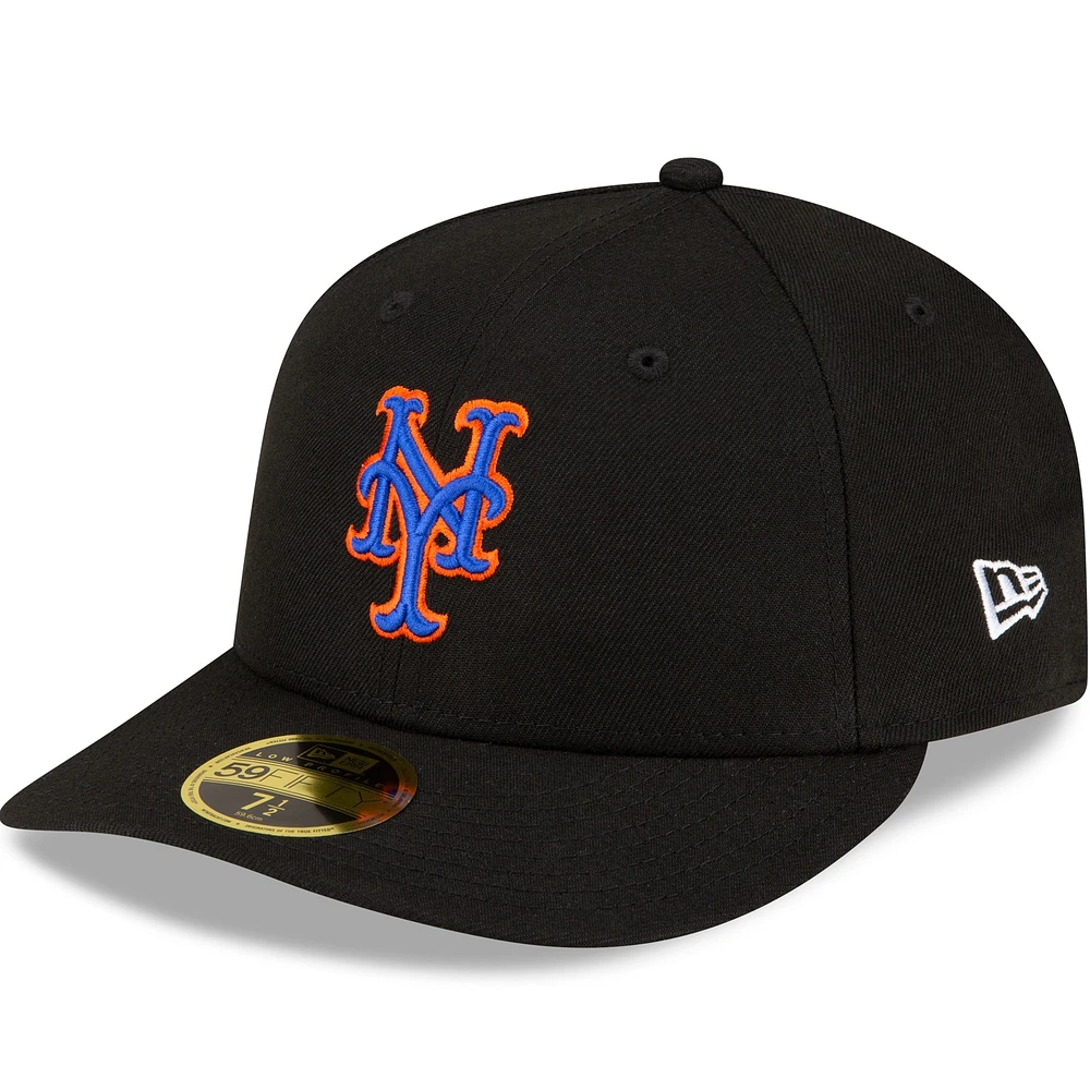 Men's New Era  Black York Mets Authentic Collection Alternate On-Field Low Profile 59FIFTY Fitted Hat