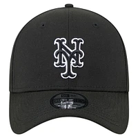 Casquette New Era City Connect 39THIRTY Flex noire pour homme des Mets de York