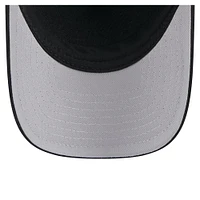 Men's New Era Black New York Mets City Initial 9FORTY A-Frame M-Crown Adjustable Trucker Hat