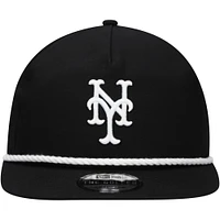 Casquette Snapback New Era New York Mets Golfer pour homme noire