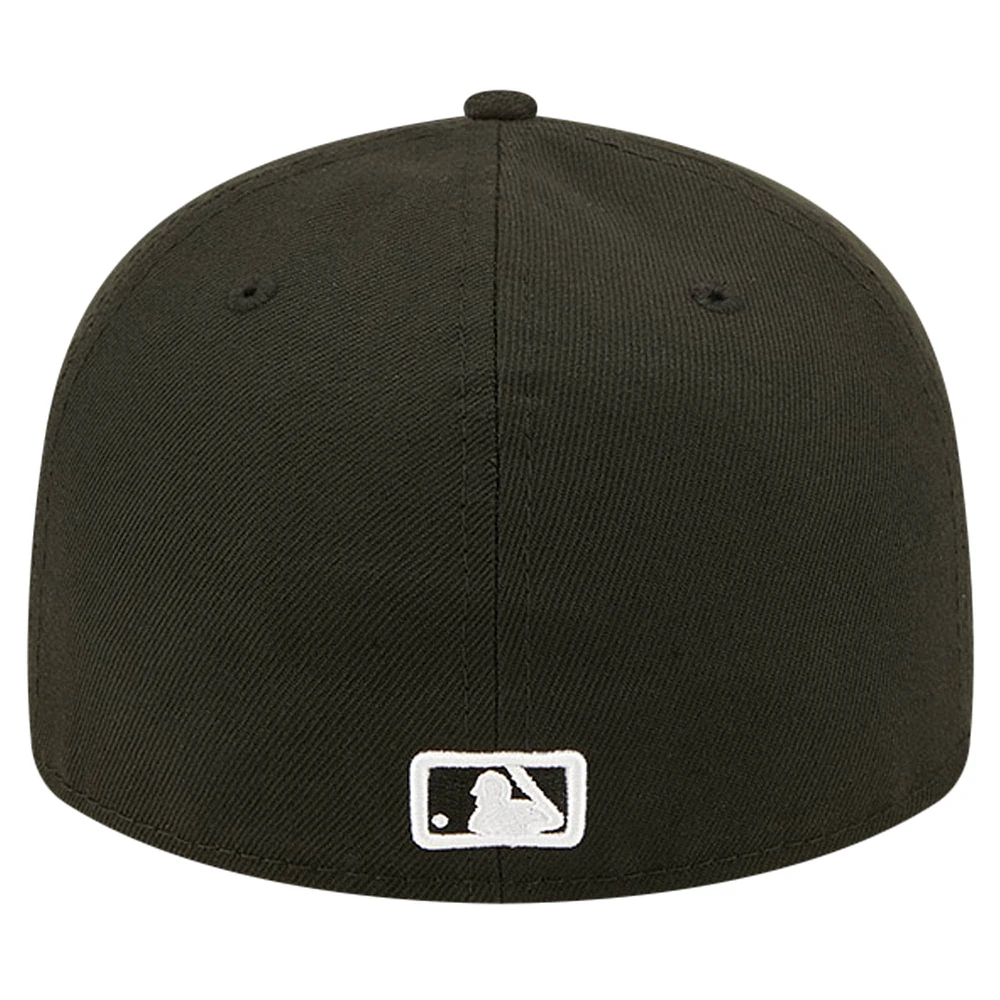 Men's New Era Black York Mets Low Profile 59FIFTY Fitted Hat