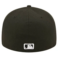 Men's New Era Black York Mets Low Profile 59FIFTY Fitted Hat