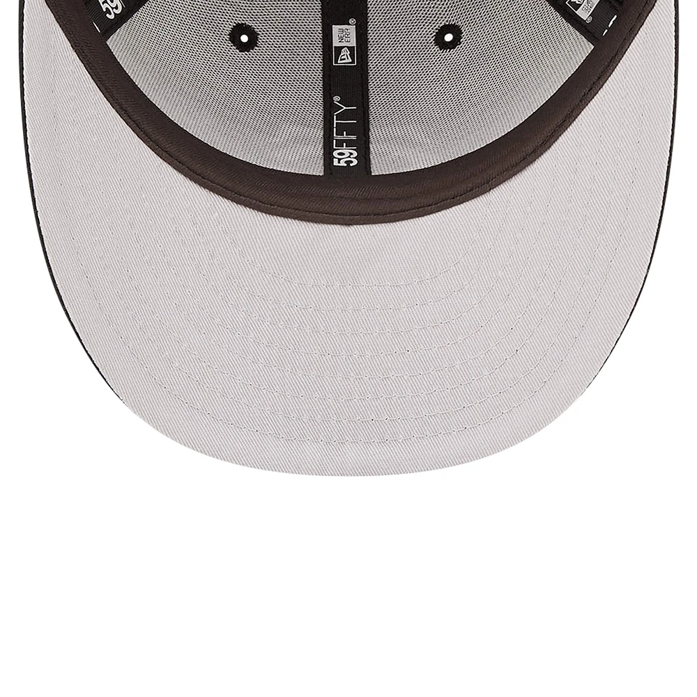 Men's New Era Black York Mets Low Profile 59FIFTY Fitted Hat