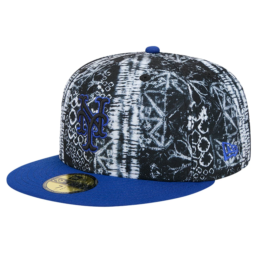 Casquette ajustée 59FIFTY New York Mets Sands Era pour homme noire