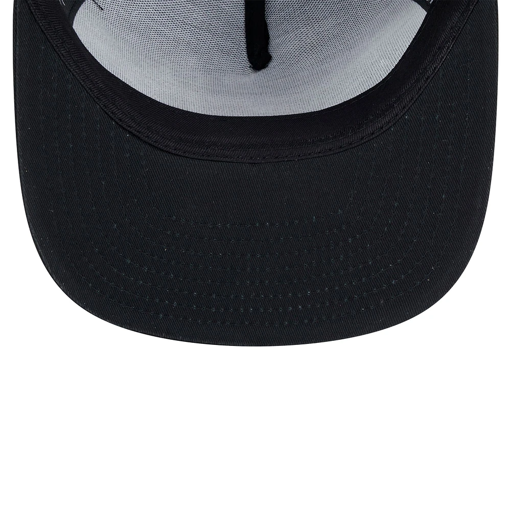 Casquette Snapback A-Frame Trucker Score Check 9FIFTY New Era noire pour homme des Mets de New York