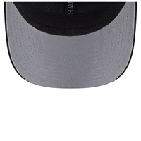 Casquette extensible New Era noire New York Mets 9SEVENTY pour homme avec drapeau ton sur ton