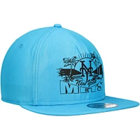 Men's New Era Blue New York Mets Neon Golfer Snapback Hat