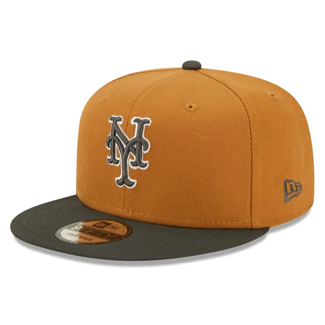 Lids New York Mets Majestic Smoke Dye Snapback Hat - Gray