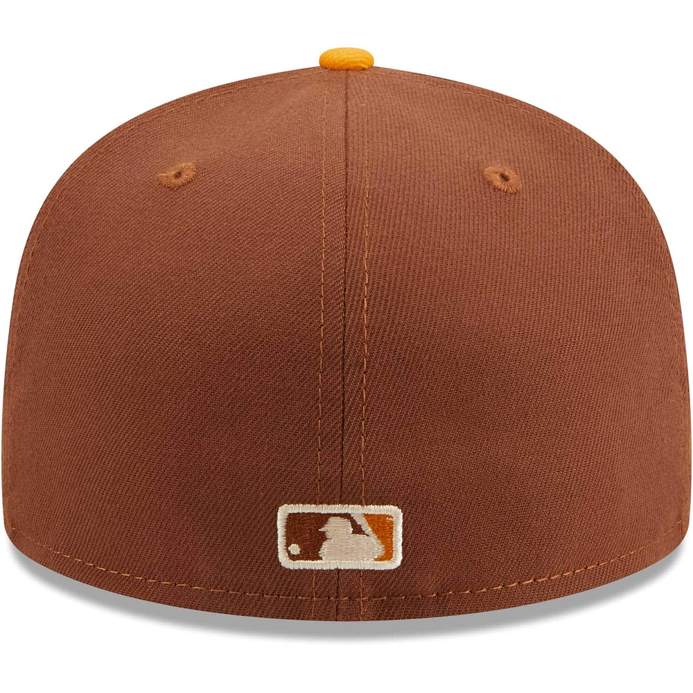 Casquette ajustée 59FIFTY New York Mets Tiramisu Era pour homme marron