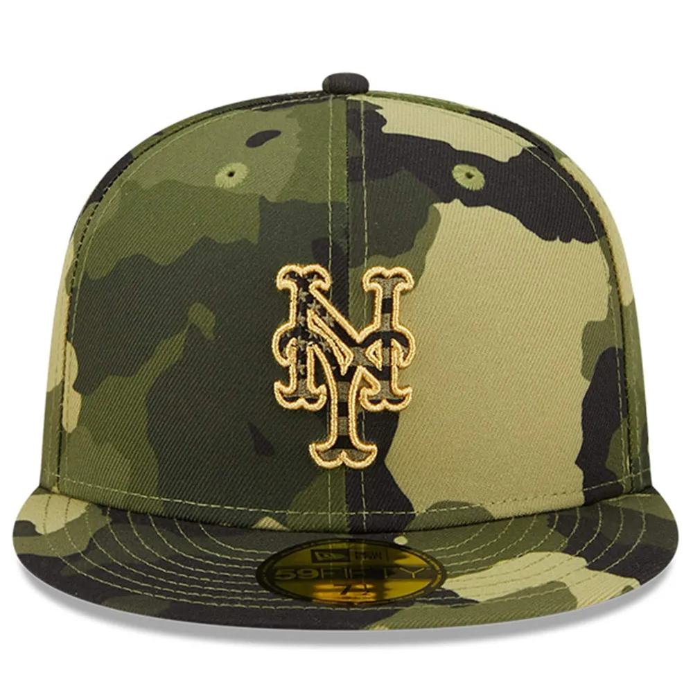 Men's MLB New Era Camo 2022 Armed Forces Day On-Field 59FIFTY Fitted Hat