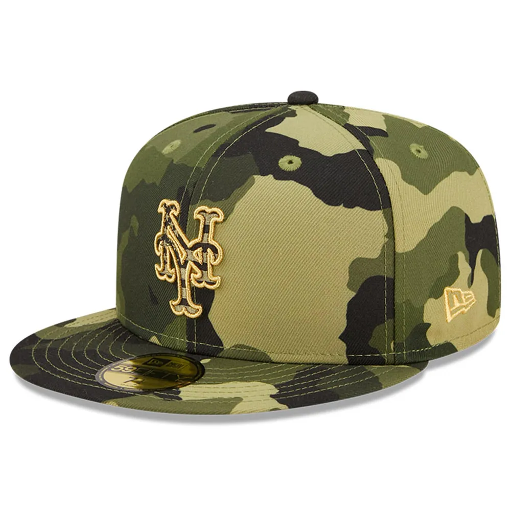 Men's New York Yankees New Era Camo 2022 Armed Forces Day On-Field