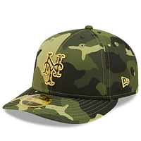 Men's New Era Camo York Mets 2022 Armed Forces Day On-Field Low Profile 59FIFTY