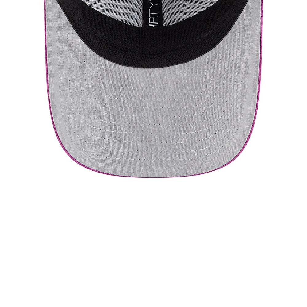 Men's New Era Charcoal/Purple York Mets City Connect Batting Practice 39THIRTY Flex Hat